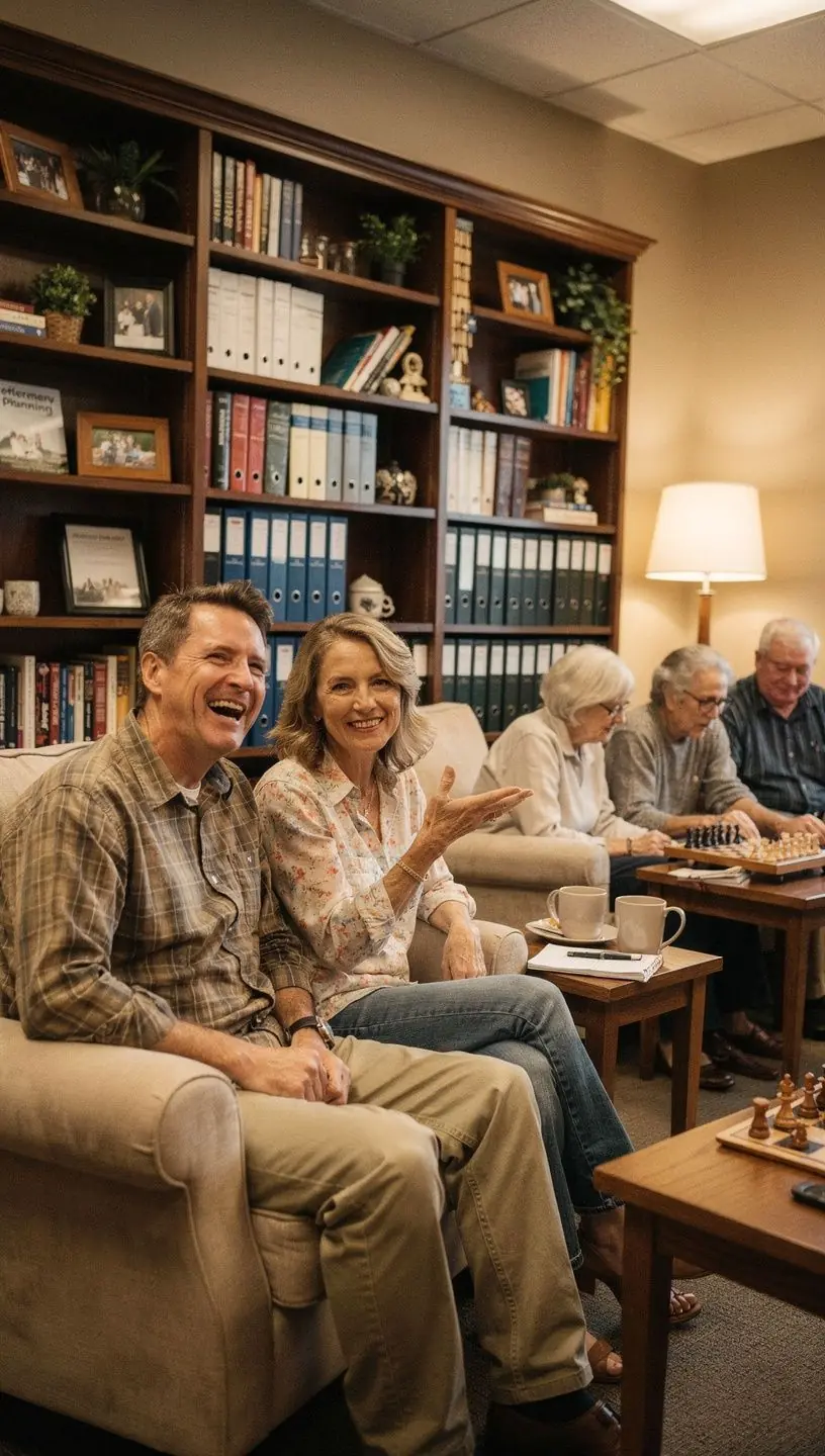 Transição para a aposentadoria: orientações e apoio comunitário.